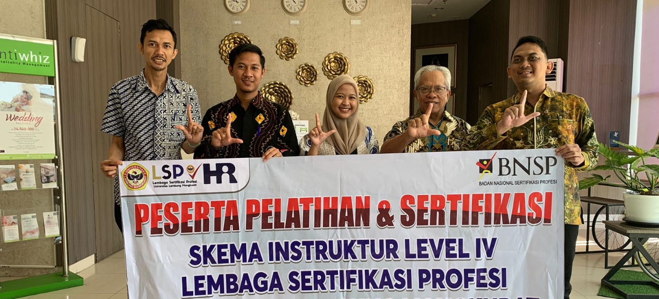 Pelatihan dan Sertifikasi Dosen Instruktur Level IV